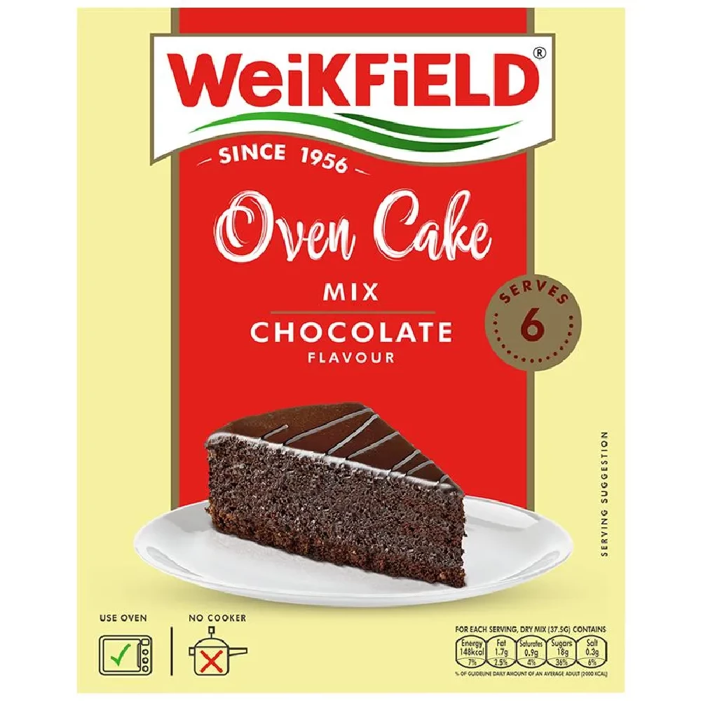 Weikfield Oven Cake Mix - Chocolate, 225 g-1.webp